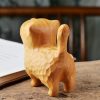 Decoración Mini Gato de Sándalo Tibetano Tibetan Sandalwood Mini Cat Decoration