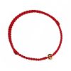 Pulsera de la Paz con Hilo Rojo de Oro 999 999 Gold Red String Peace Bracelet