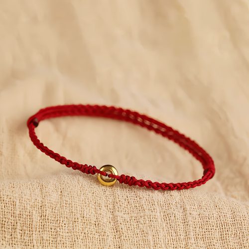 Pulsera de la Paz con Hilo Rojo de Oro 999 Pulsera de la Paz con Hilo Rojo de Oro 999