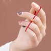 Pulsera de la Paz con Hilo Rojo de Oro 999 999 Gold Red String Peace Bracelet