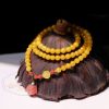 Collar con Encanto de Flor de Ámbar Sanador Amber Healing Flower Charm Necklace