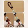 Llave de Avalokitesvara de Madera de Ébano con Om Mani Padme Hum Ebony Wood Avalokitesvara Keychain with Om Mani Padme Hum