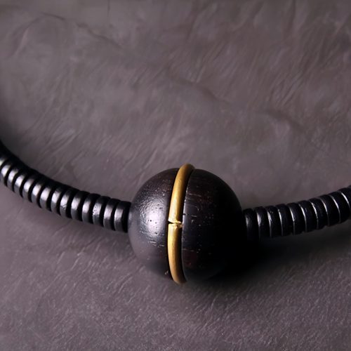 Pulsera de Equilibrio Espiritual de Madera de Ébano Pulsera de Equilibrio Espiritual de Madera de Ébano