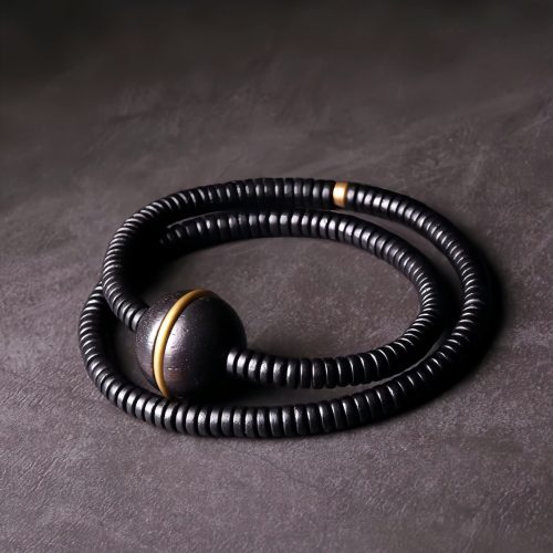 Pulsera de Equilibrio Espiritual de Madera de Ébano Pulsera de Equilibrio Espiritual de Madera de Ébano