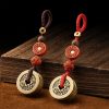 Llavero de Cinco Monedas del Emperador Feng Shui para la Riqueza Feng Shui Five Emperor Coins Wealth Keychain