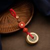 Llavero de Cinco Monedas del Emperador Feng Shui para la Riqueza Feng Shui Five Emperor Coins Wealth Keychain