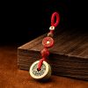 Llavero de Cinco Monedas del Emperador Feng Shui para la Riqueza Feng Shui Five Emperor Coins Wealth Keychain