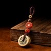 Llavero de Cinco Monedas del Emperador Feng Shui para la Riqueza Feng Shui Five Emperor Coins Wealth Keychain