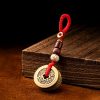 Llavero de Cinco Monedas del Emperador Feng Shui para la Riqueza Feng Shui Five Emperor Coins Wealth Keychain