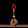 Llavero de Cinco Monedas del Emperador Feng Shui para la Riqueza Feng Shui Five Emperor Coins Wealth Keychain
