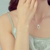 Kalung Liontin Mutiara Hetian Jade Hetian Jade Pearl Pendant Necklace