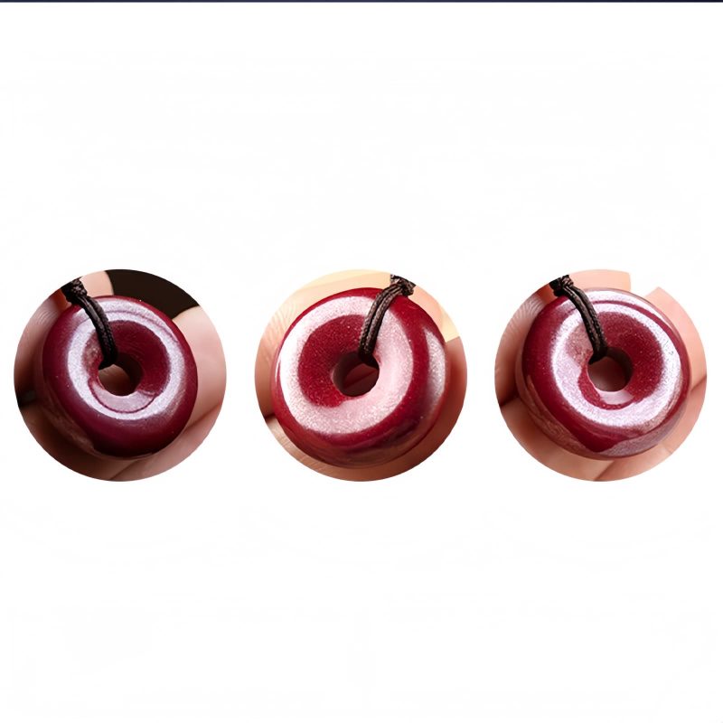 Cadena de vientre con cinabrio natural para bendiciones Natural Cinnabar Blessing Belly Chain