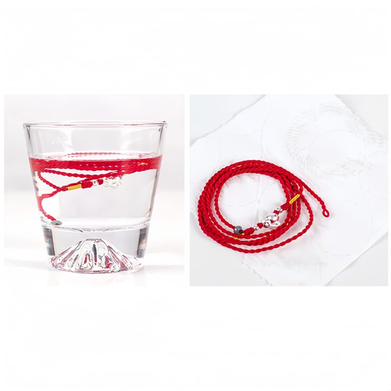 Cadena de vientre con cinabrio natural para bendiciones Natural Cinnabar Blessing Belly Chain