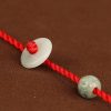 Cadena de Cintura con Hilo Rojo y Jade de la Paz Red String Jade Peace Belly Chain