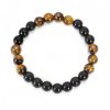 Collar de Protección de Ónix Negro Tibetano y Ojo de Tigre Tibetan Black Onyx Tiger Eye Protection Necklace