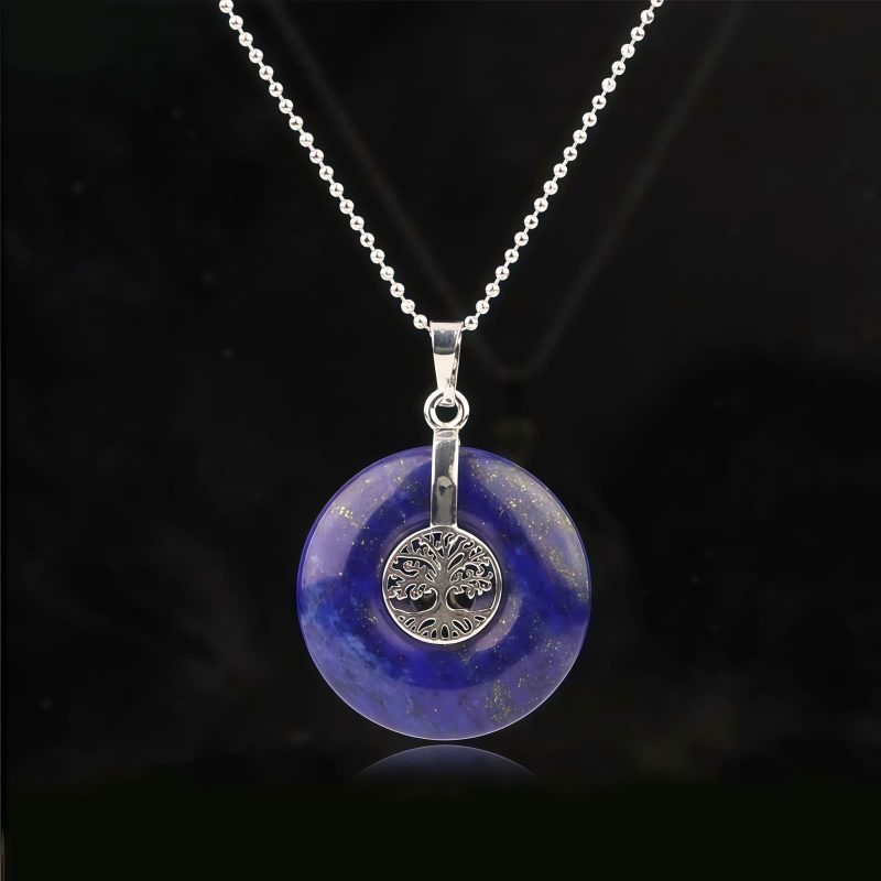 Collar con Árbol de la Vida, Amatista y Cuarzo Rosa Tree of Life Amethyst & Rose Quartz Necklace