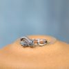 Anillo Serpiente Abierto de Plata 925, Zodiaco Chino 925 Silver Chinese Zodiac Snake Open Ring