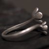 Anillo Ajustable de Flor en Plata 925 925 Silver Flower Adjustable Ring