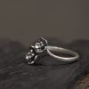 Anillo Ajustable de Flor en Plata 925 925 Silver Flower Adjustable Ring
