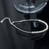 Tobillera de Protección con Cuentas de Perla en Plata 925 925 Silver Pearl Beads Protection Anklet