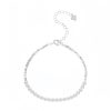Tobillera de Protección con Cuentas de Perla en Plata 925 925 Silver Pearl Beads Protection Anklet
