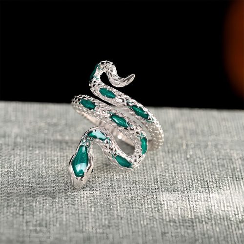 Anillo de Bendición Año de la Serpiente en Plata 925 Anillo de Bendición Año de la Serpiente en Plata 925