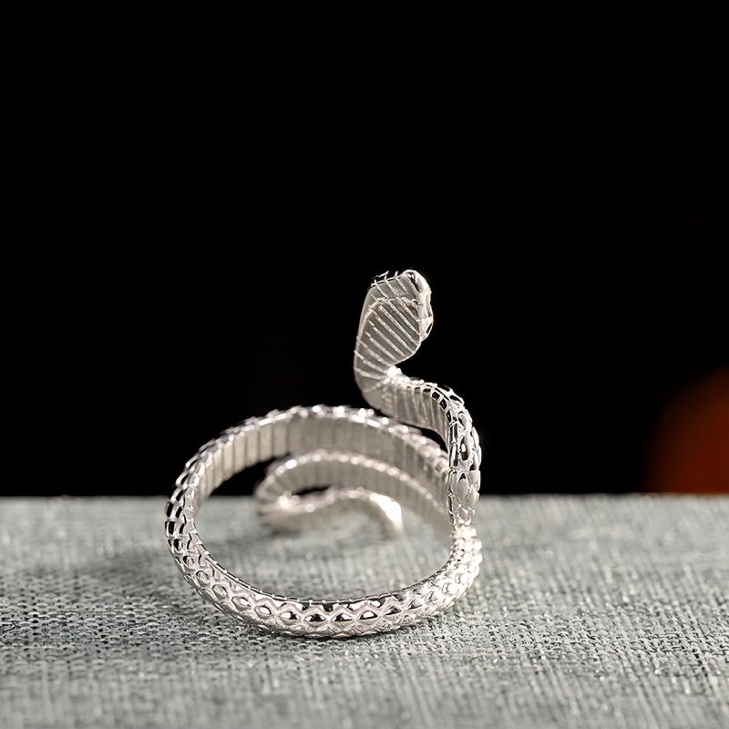 Anillo de Bendición Año de la Serpiente en Plata 925 925 Silver Year of the Snake Blessing Ring