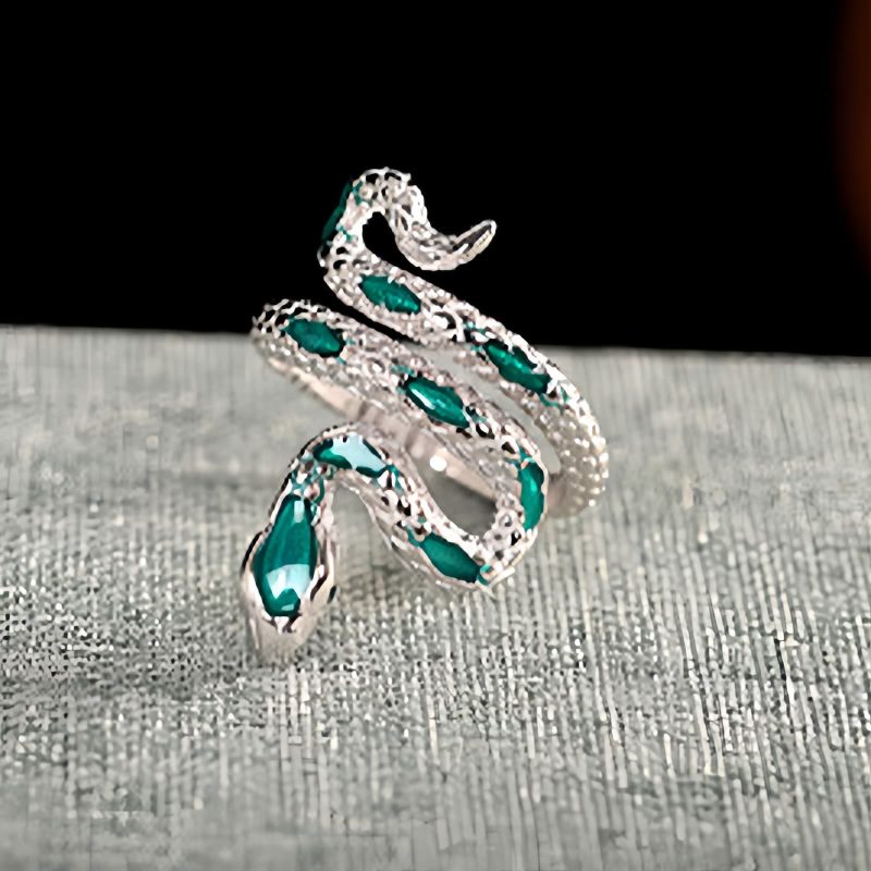 Anillo de Bendición Año de la Serpiente en Plata 925 925 Silver Year of the Snake Blessing Ring