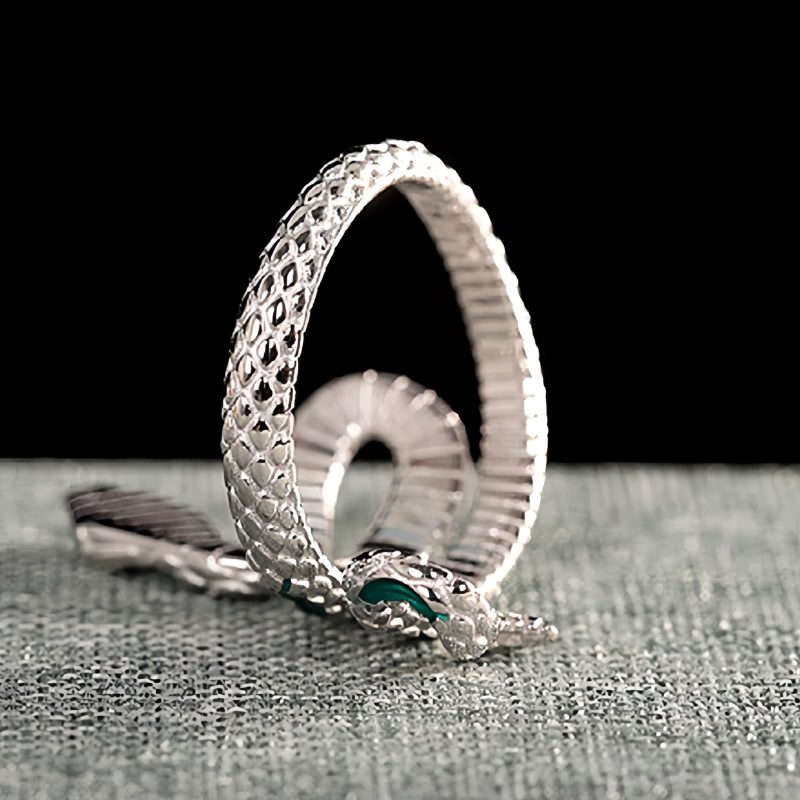 Anillo de Bendición Año de la Serpiente en Plata 925 925 Silver Year of the Snake Blessing Ring
