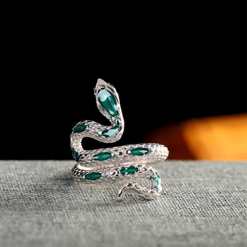 Anillo de Bendición Año de la Serpiente en Plata 925 Anillo de Bendición Año de la Serpiente en Plata 925