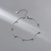 Tobillera de Protección con Onda de Plata 925 925 Silver Wave Protection Anklet
