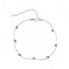 Tobillera de Protección con Onda de Plata 925 925 Silver Wave Protection Anklet