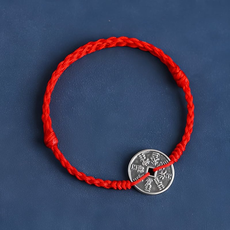 Pulsera Trenzada de Protección en Plata Esterlina 925 925 Sterling Silver Braided Protection Bracelet
