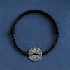 Pulsera Trenzada de Protección en Plata Esterlina 925 925 Sterling Silver Braided Protection Bracelet