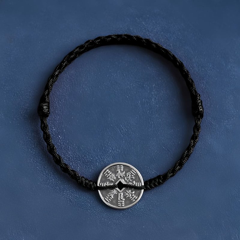 Pulsera Trenzada de Protección en Plata Esterlina 925 925 Sterling Silver Braided Protection Bracelet
