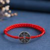 Pulsera Trenzada de Protección en Plata Esterlina 925 925 Sterling Silver Braided Protection Bracelet