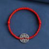 Pulsera Trenzada de Protección en Plata Esterlina 925 925 Sterling Silver Braided Protection Bracelet
