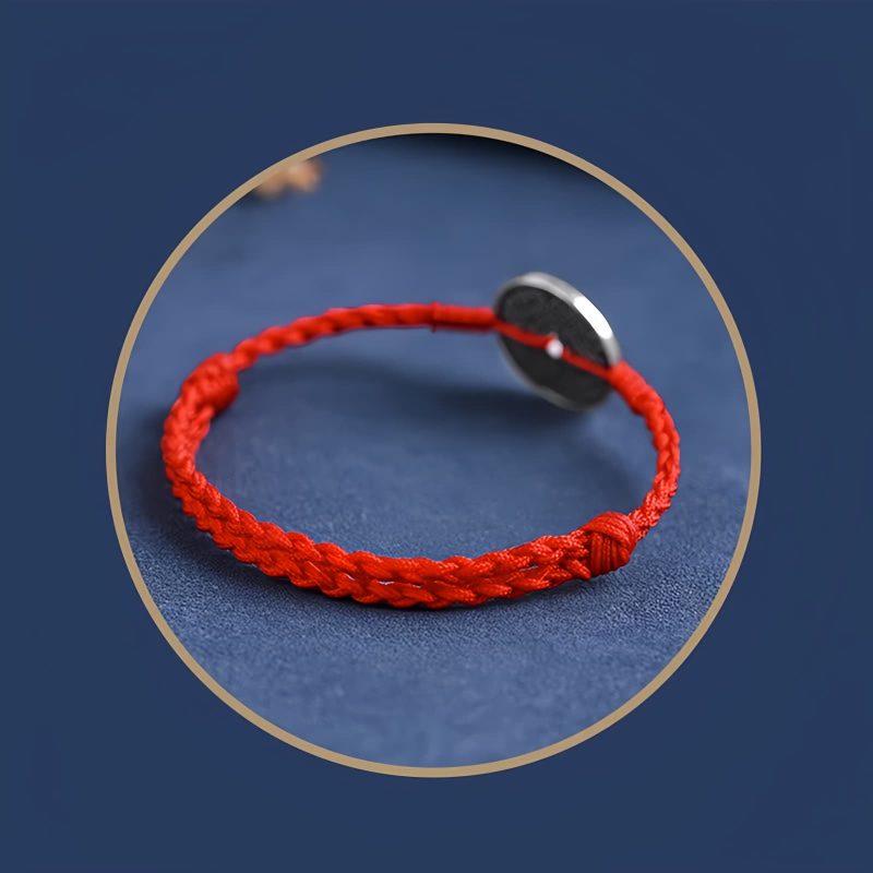 Pulsera Trenzada de Protección en Plata Esterlina 925 925 Sterling Silver Braided Protection Bracelet
