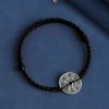Pulsera Trenzada de Protección en Plata Esterlina 925 925 Sterling Silver Braided Protection Bracelet
