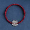 Pulsera Trenzada de Protección en Plata Esterlina 925 925 Sterling Silver Braided Protection Bracelet