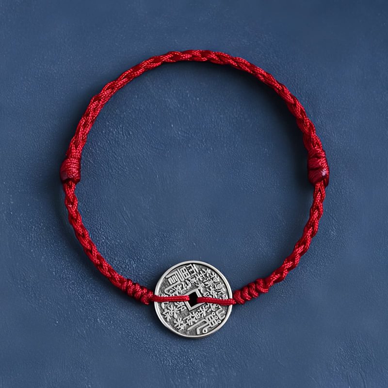 Pulsera Trenzada de Protección en Plata Esterlina 925 925 Sterling Silver Braided Protection Bracelet