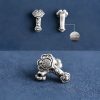 Pulsera de Plata 999 con Mango Ruyi de la Fortuna 999 Silver Fortune Ruyi Handle Bracelet