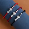Pulsera de Plata 999 con Mango Ruyi de la Fortuna 999 Silver Fortune Ruyi Handle Bracelet