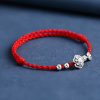 Pulsera de Plata 999 con Mango Ruyi de la Fortuna 999 Silver Fortune Ruyi Handle Bracelet
