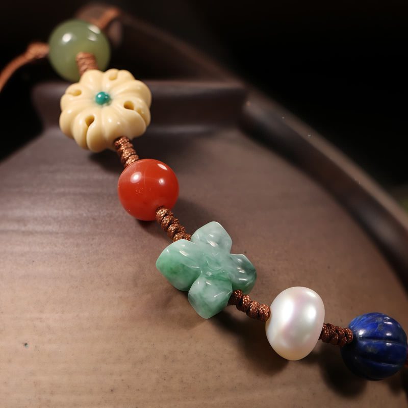 Pulsera de Suerte y Fuerza de Agarwood & Lazurite Agarwood & Lazurite Luck Strength Bracelet