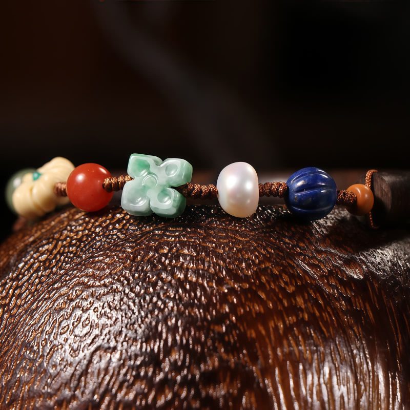 Pulsera de Suerte y Fuerza de Agarwood & Lazurite Agarwood & Lazurite Luck Strength Bracelet