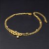 Ankle Kekayaan Koin Tembaga Cina Chinese Copper Coin Wealth Anklet