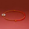 Pulsera Trenzada de Jade con Nudo de Paz Jade Peace Knot Braided Bracelet