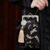 Metallkette-Libellen-Umhängetasche Metal Chain Dragonfly Crossbody Bag