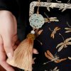 Metallkette-Libellen-Umhängetasche Metal Chain Dragonfly Crossbody Bag